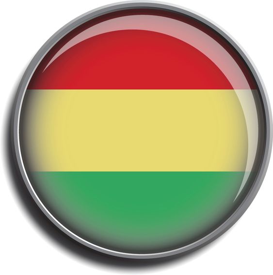 flag icon web button bolivia