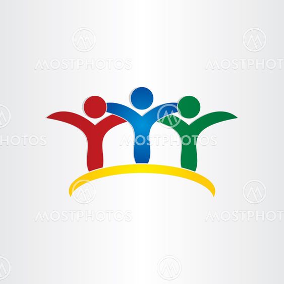friends kids children friendship concept icon design