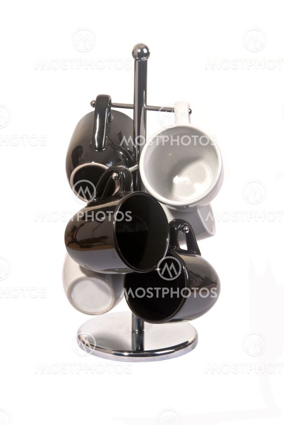 Mug Tree and Mugs