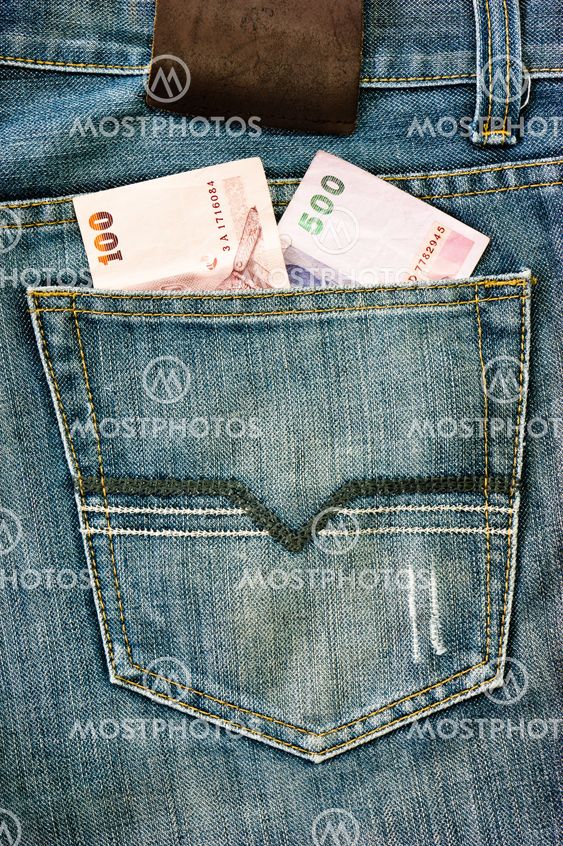 money in the pocket