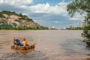Traditional transport on Yellow River