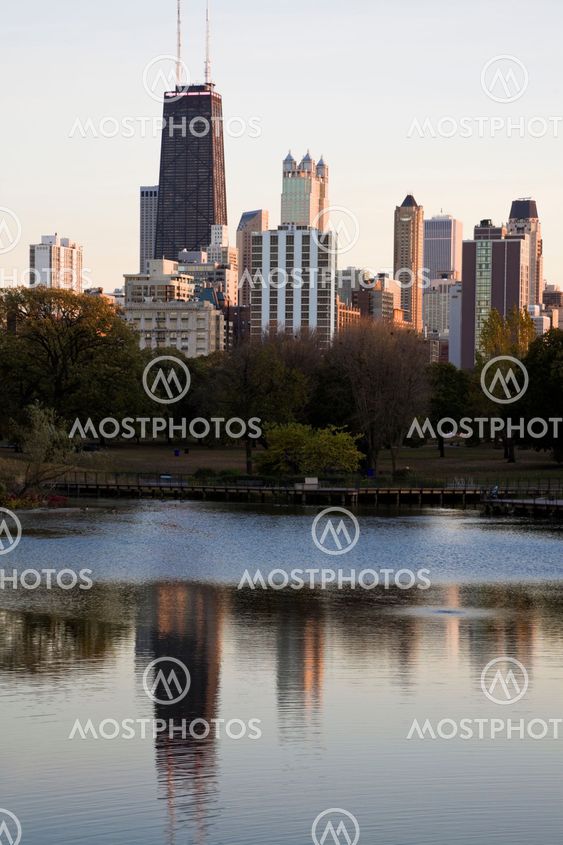 Hancock Building from Lincoln Park