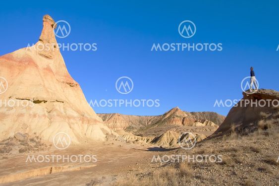 Castildetierra, Bardenas Reales, Navarra, Spanien