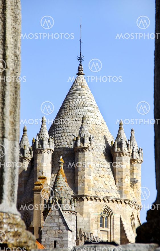 Tower of Evora Cathedral , Portugal