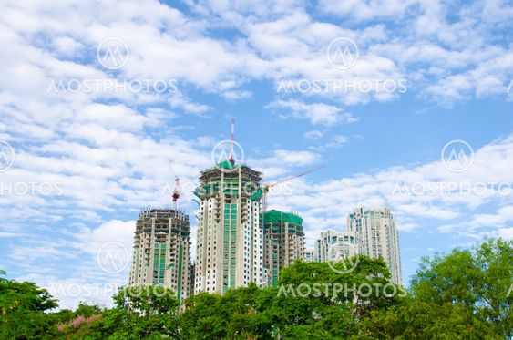 Construction of buildings