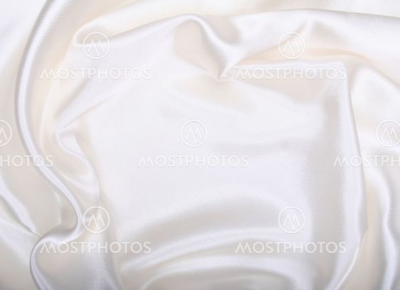 Smooth elegant white silk