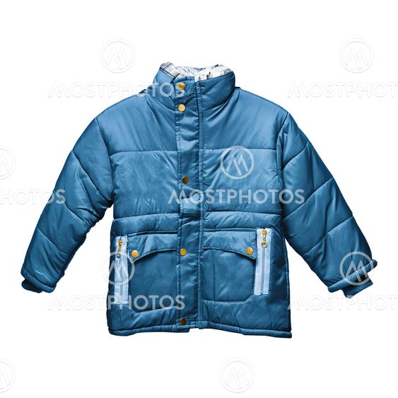 Children's blue parka