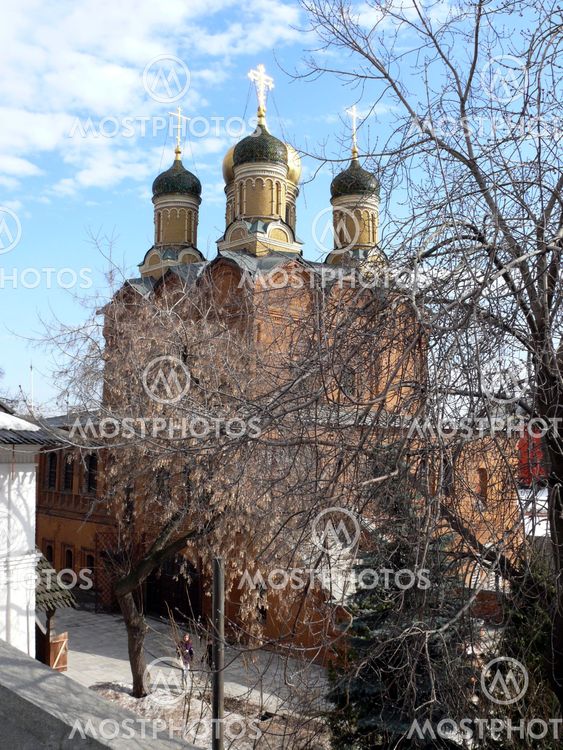 Znamensky temple. Chambers in Zaryadye. Moscow, Russia