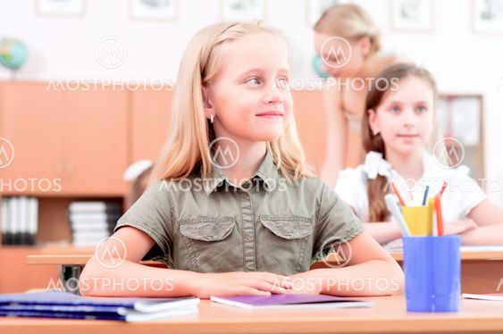 pupils in classroom