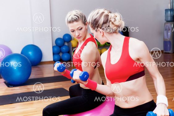 Girl on the training