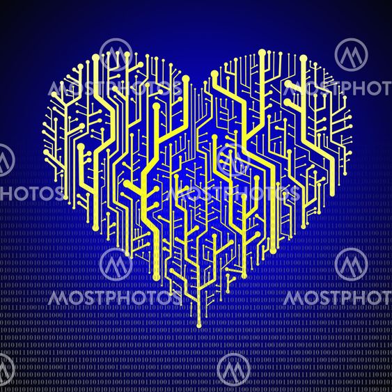 Circuit board in Heart shape