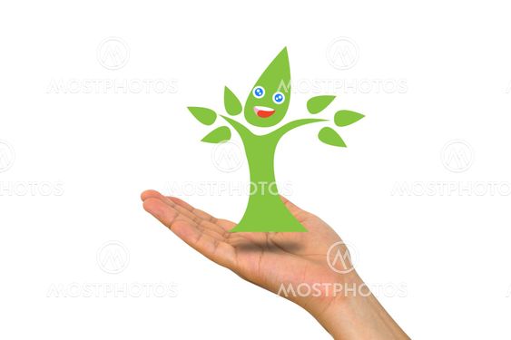 Eco tree on hand
