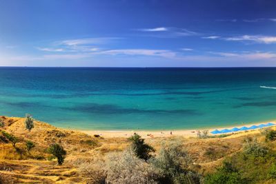 Summer panoramic landscape of Crimean seacoast, Ukraine