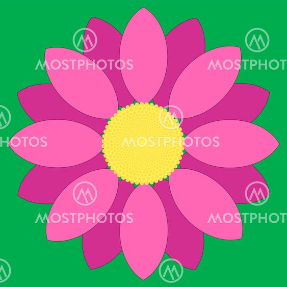 Pink Flower Icon