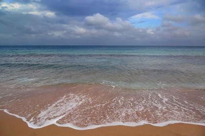 sea landscape with moody sky