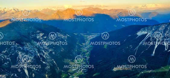 South Tyrolean Alps in autumn