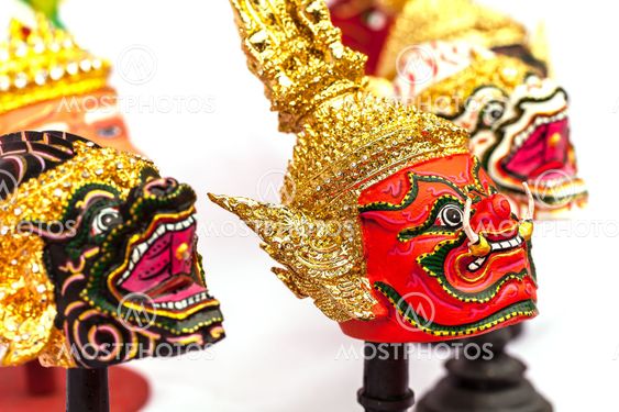 Native Thai style giant mask