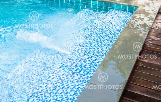 Corner of the pool.