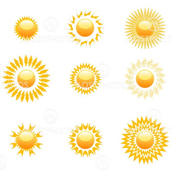 shapes of sun