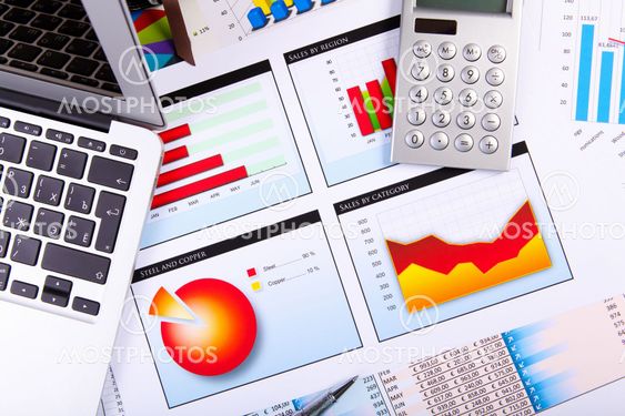 Financial papers on the table