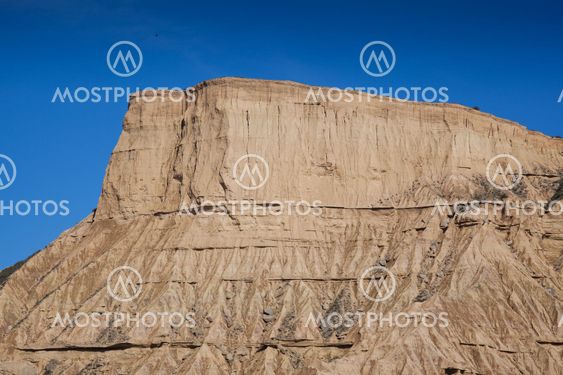 Landscape of Bardenas reales, Navarra, Spain