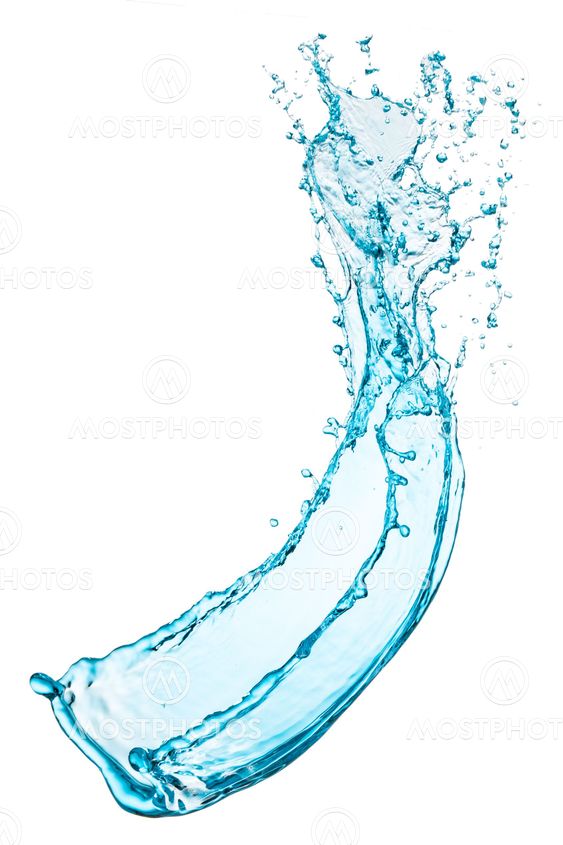turquoise water splash