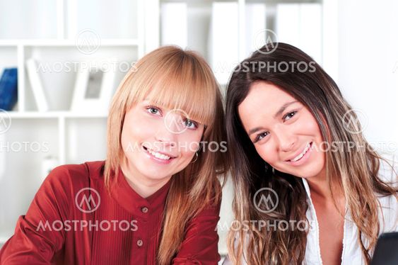 portrait of beautiful business women