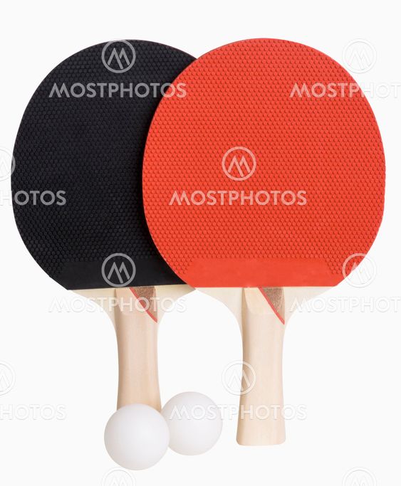 Ping Pong Paddles and Ball