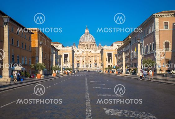 Cupola of Saint Peter Cathedral in Vatican