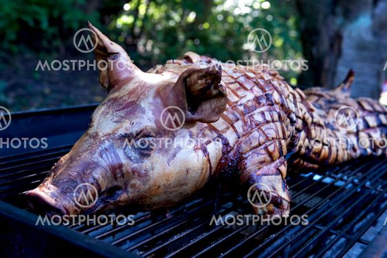 Piglet on the grill