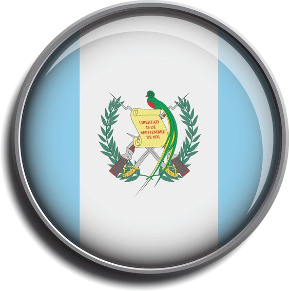 flag icon web button guatemala