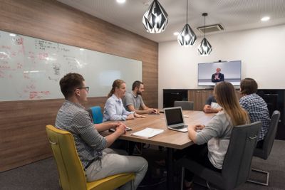startup business team on meeting at modern office