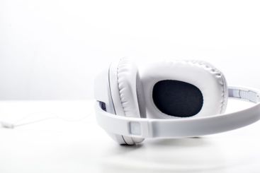 Headphones. Isolated on white background