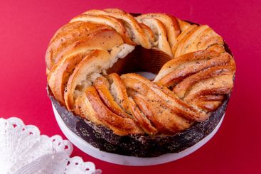 swedish cake with cardamom. Kanelbulle, swedish homemade...