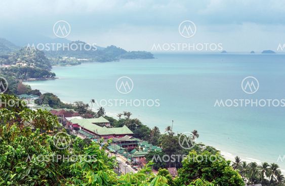 Tropical beach on the island of Koh Chang in Thailand