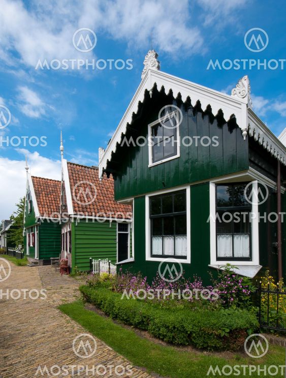 wooden houses