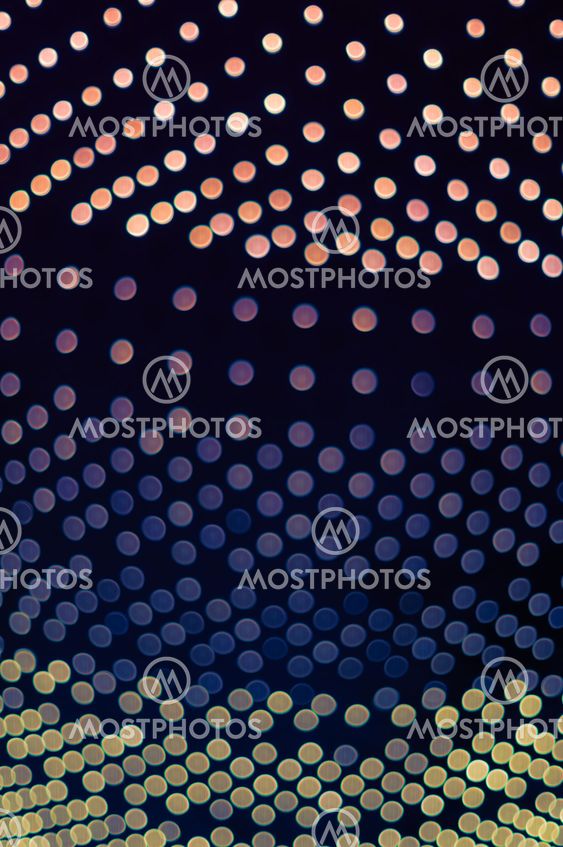 Dark background of gradient bokeh lights