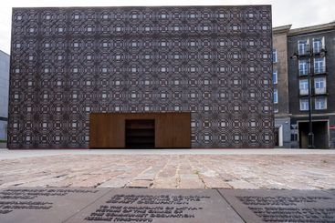 memorial to the victims of the soviet occupation in...