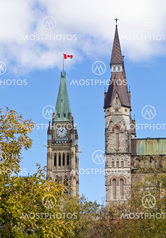 Centre and West Block Towers