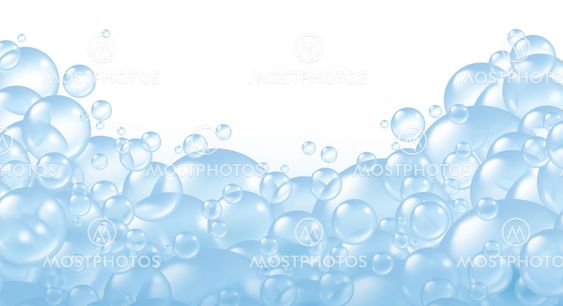 Bubbles foaming bath suds