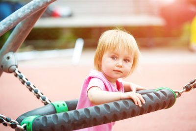 Baby on playground