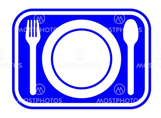 Food sign plate