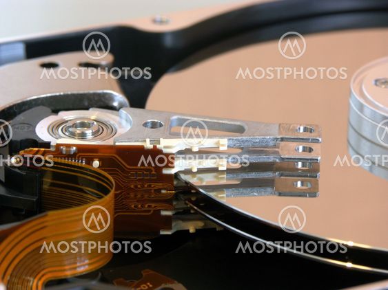 details of an internal computer hard drive