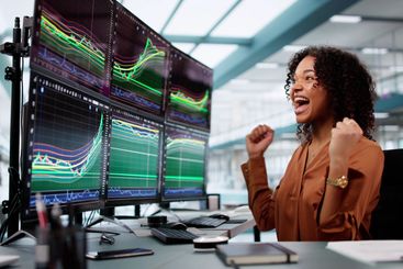 Successful Stock Market Trader In Joy