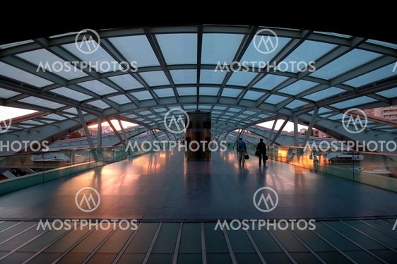 Architecture of modern train station