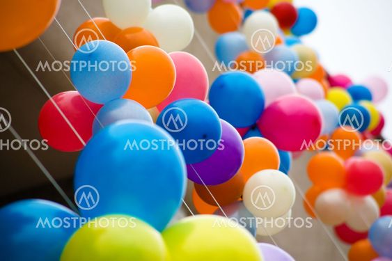 Colourful air balloons.