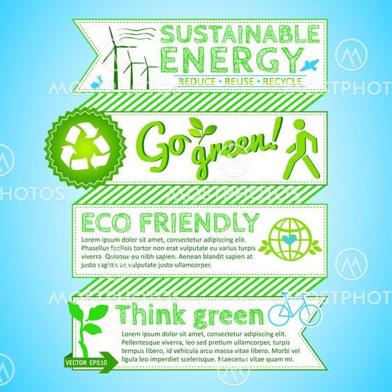 Go green poster