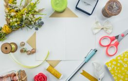 Wedding, invitation, floral postcard concept 