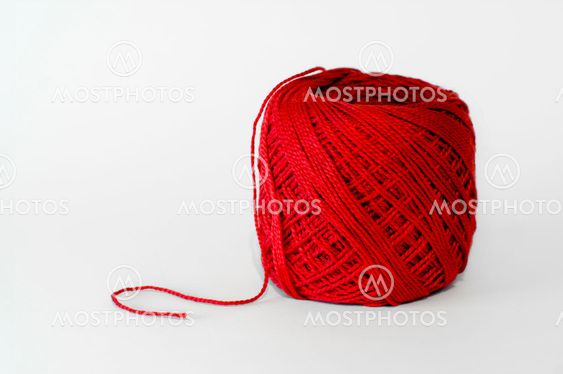 Red thread ball