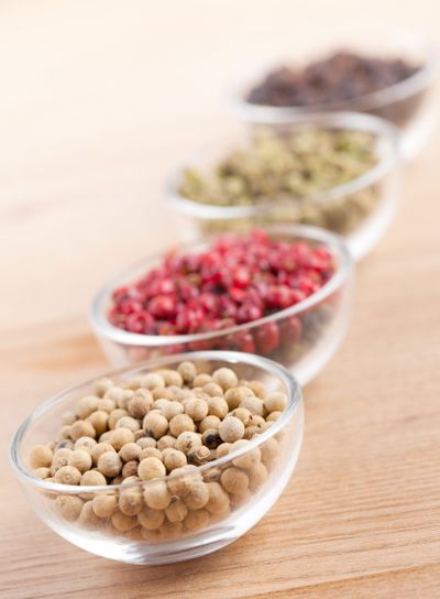 various colourful pepper